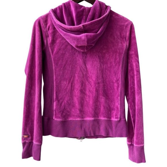 Vintage Y2K Nike velour zip up hoodie - Picture 2 of 10